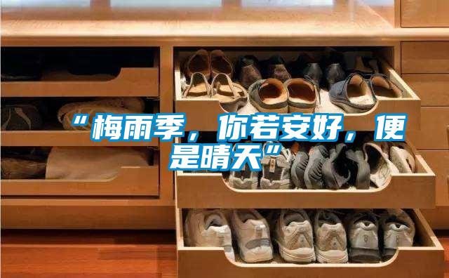 “梅雨季，你若安好，便是晴天”