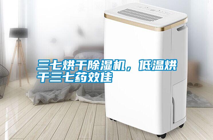 三七烘干除濕機，低溫烘干三七藥效佳