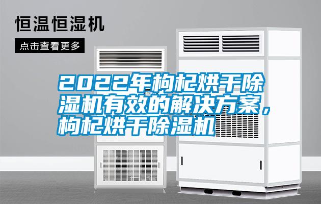 2022年枸杞烘干除濕機有效的解決方案，枸杞烘干除濕機