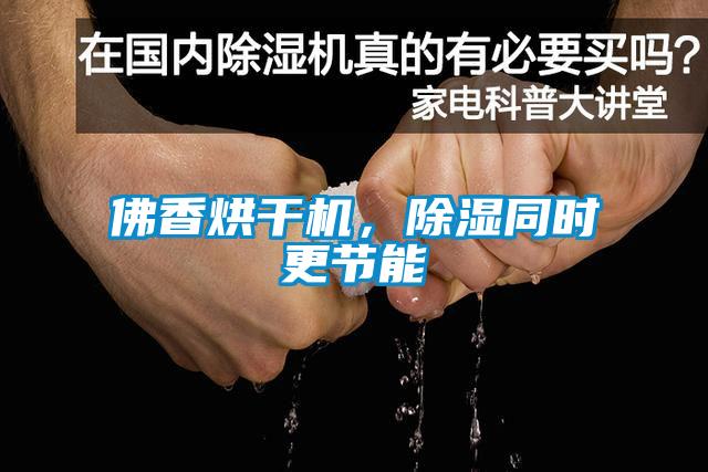 佛香烘干機，除濕同時更節能