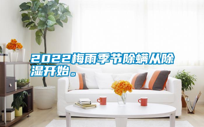2022梅雨季節除螨從除濕開始。