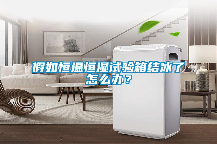 假如恒溫恒濕試驗箱結冰了怎么辦？