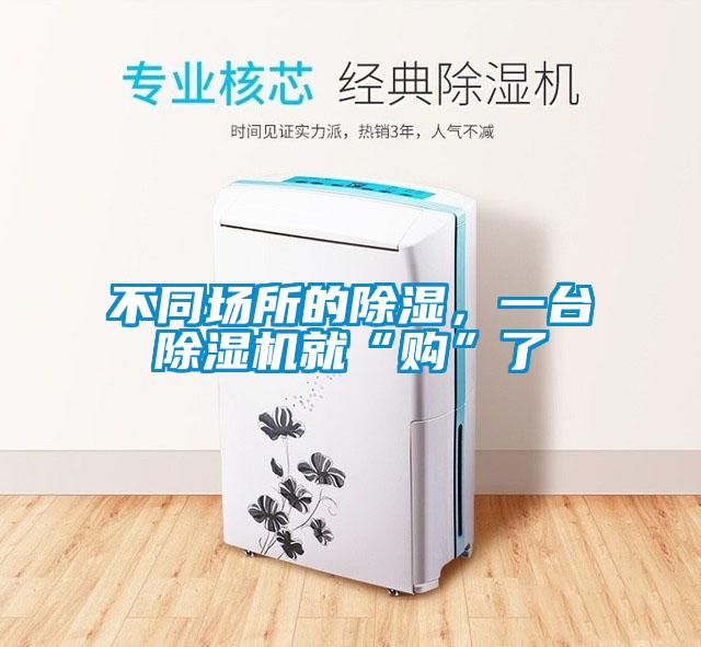 不同場所的除濕，一臺除濕機就“購”了