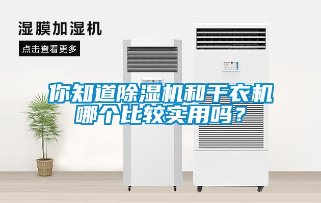 你知道除濕機和干衣機哪個比較實用嗎？