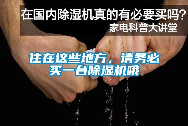 住在這些地方，請務必買一臺除濕機哦