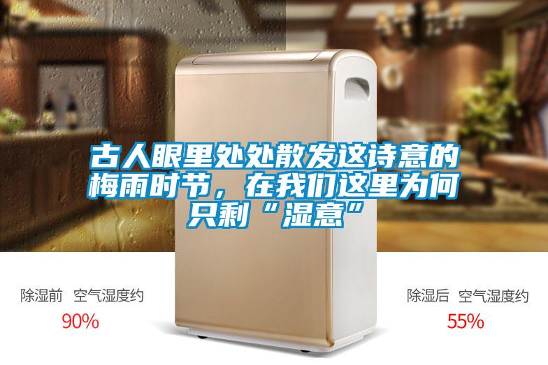 古人眼里處處散發這詩意的梅雨時節，在我們這里為何只?！皾褚狻?></div>
								<div class=
