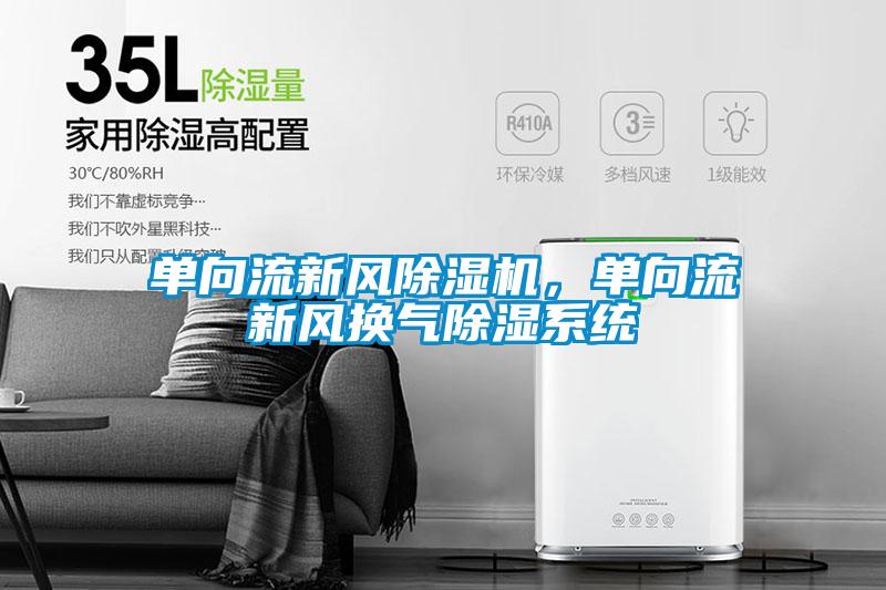 單向流新風除濕機，單向流新風換氣除濕系統