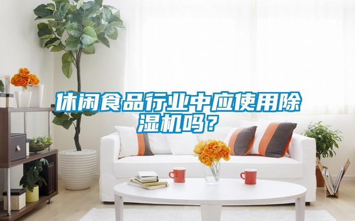休閑食品行業中應使用除濕機嗎？