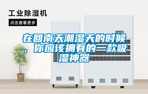 在回南天潮濕天的時候，你應該擁有的一款吸濕神器