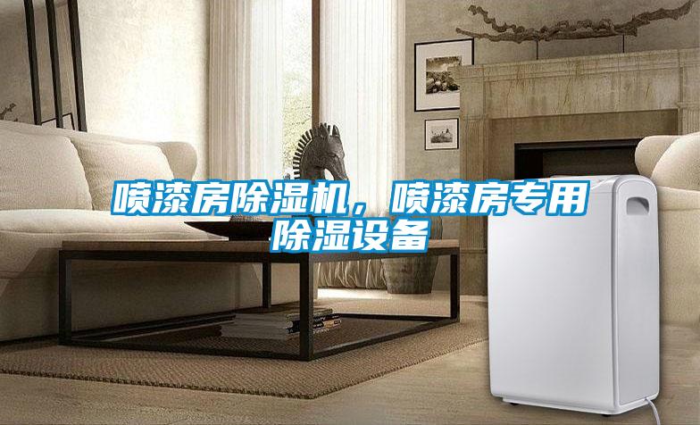 噴漆房除濕機，噴漆房專用除濕設備