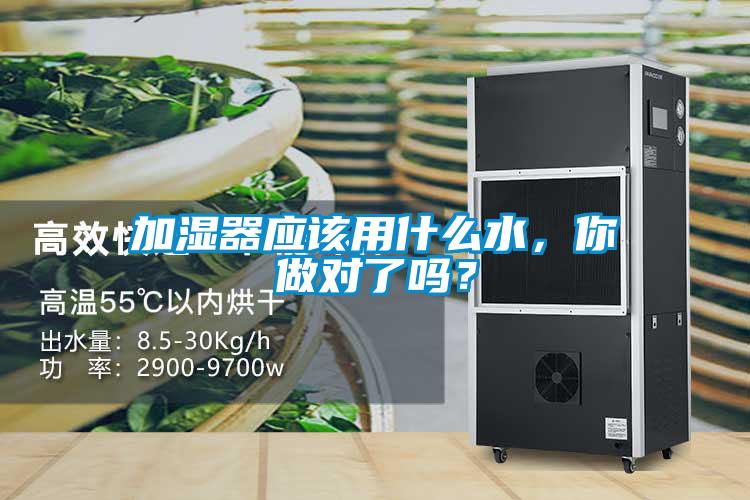 加濕器應該用什么水，你做對了嗎？