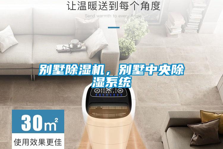 別墅除濕機，別墅中央除濕系統