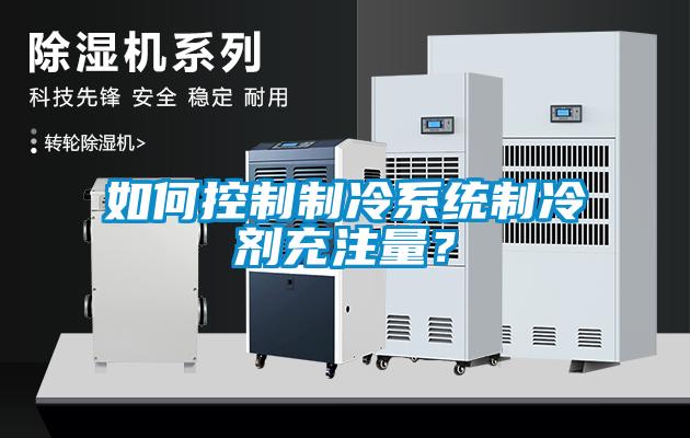 如何控制制冷系統制冷劑充注量？