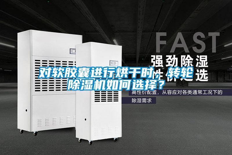 對軟膠囊進行烘干時，轉輪除濕機如何選擇？