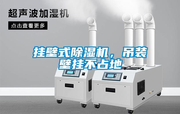 掛壁式除濕機，吊裝壁掛不占地