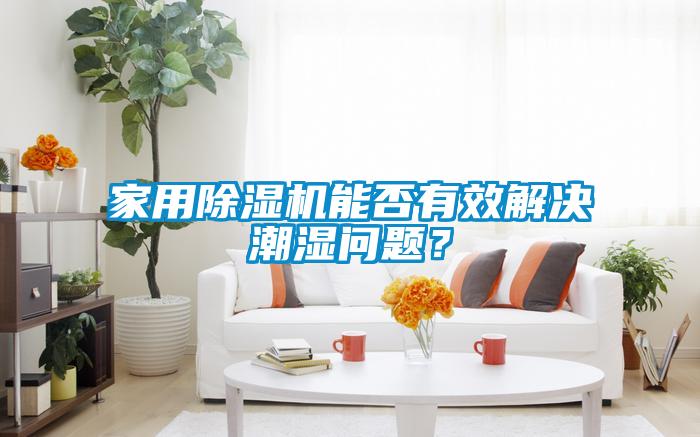 家用除濕機能否有效解決潮濕問題？