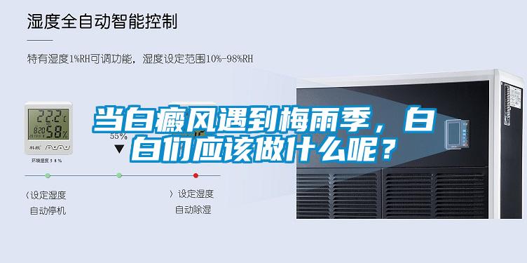 當白癜風遇到梅雨季，白白們應該做什么呢？