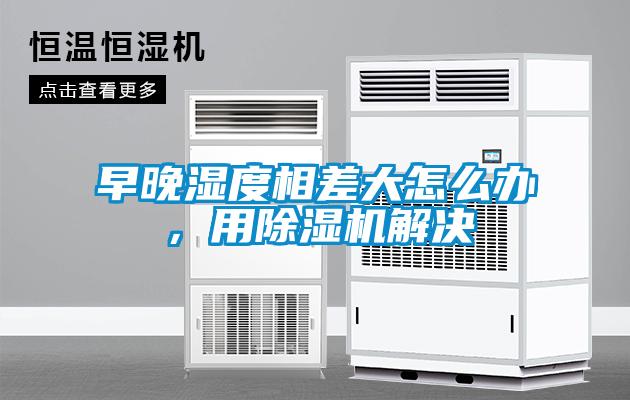 早晚濕度相差大怎么辦，用除濕機解決