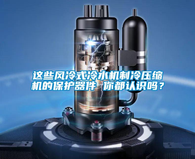 這些風冷式冷水機制冷壓縮機的保護器件 你都認識嗎？