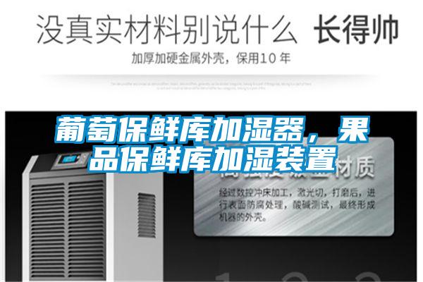 葡萄保鮮庫加濕器，果品保鮮庫加濕裝置