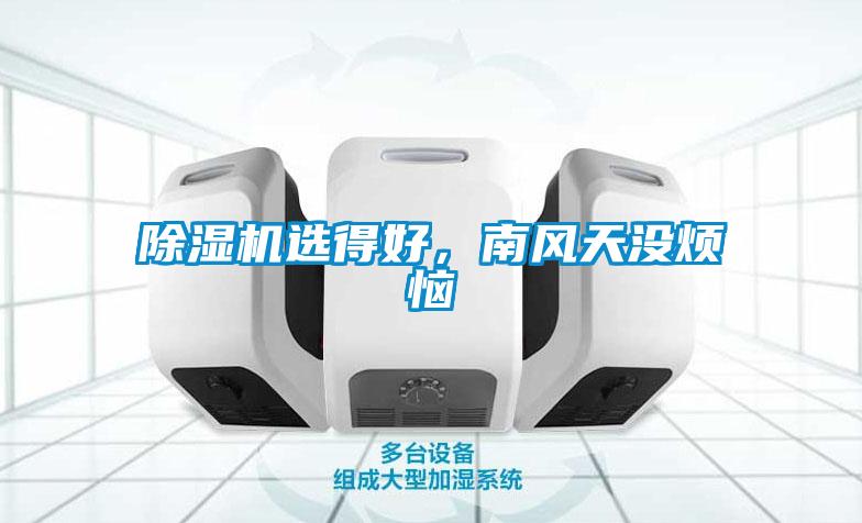 除濕機選得好，南風天沒煩惱