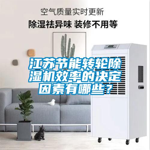 江蘇節能轉輪除濕機效率的決定因素有哪些？