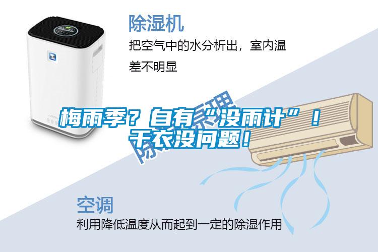 梅雨季？自有“沒雨計”！干衣沒問題！