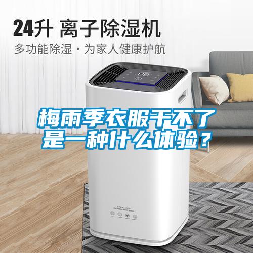 梅雨季衣服干不了是一種什么體驗？