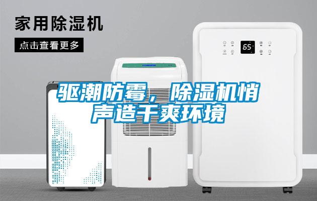 驅潮防霉，除濕機悄聲造干爽環境