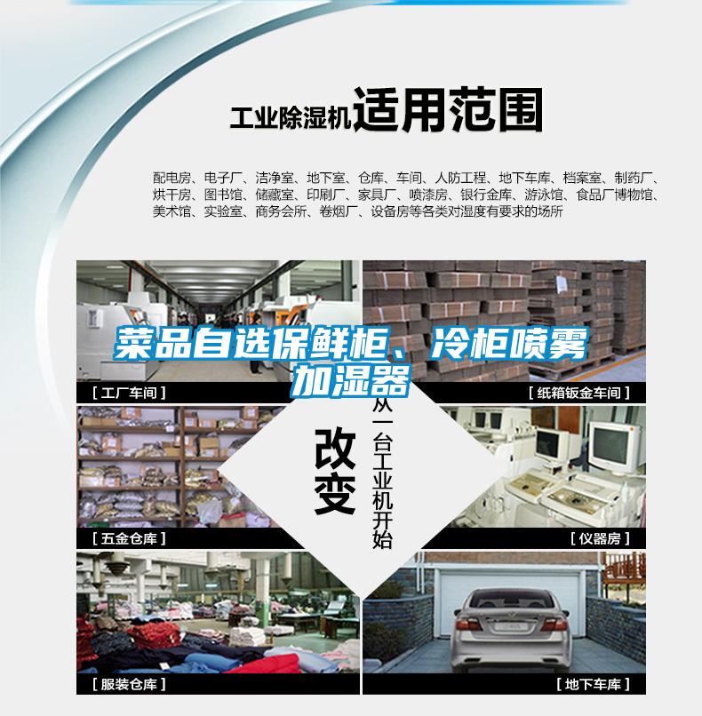 菜品自選保鮮柜、冷柜噴霧加濕器