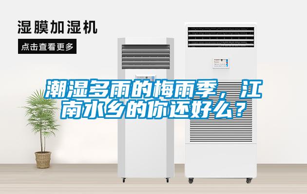 潮濕多雨的梅雨季，江南水鄉的你還好么？