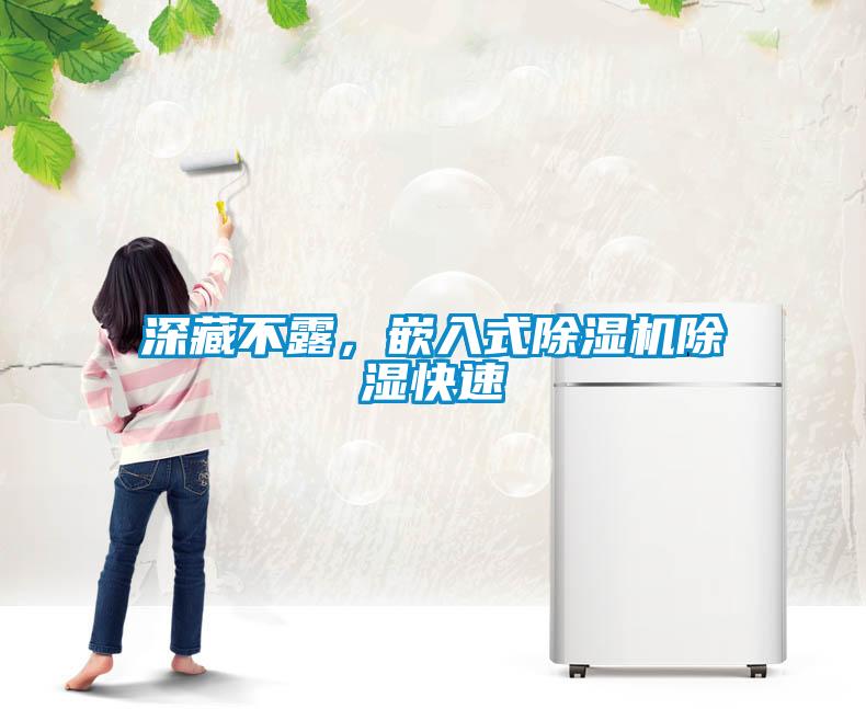 深藏不露，嵌入式除濕機除濕快速