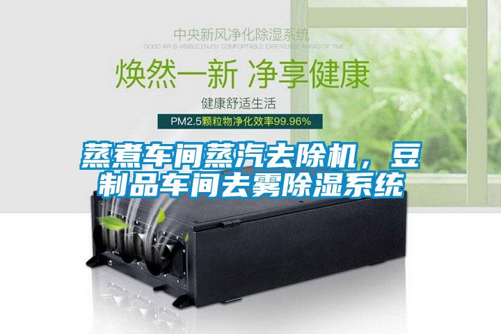 蒸煮車間蒸汽去除機，豆制品車間去霧除濕系統