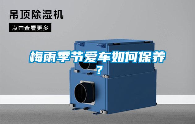 梅雨季節愛車如何保養？