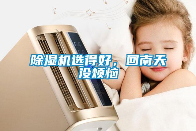 除濕機選得好，回南天沒煩惱