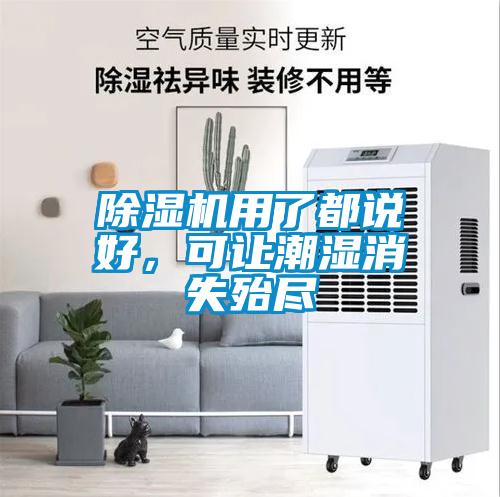 除濕機用了都說好，可讓潮濕消失殆盡