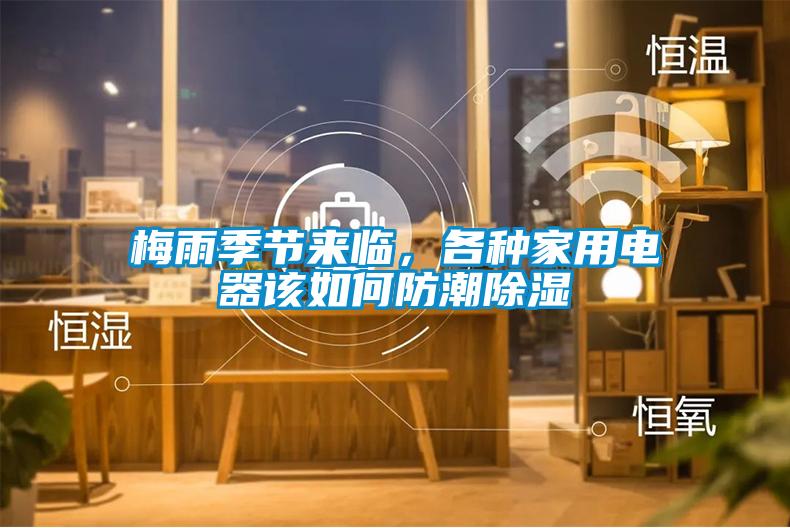 梅雨季節來臨，各種家用電器該如何防潮除濕