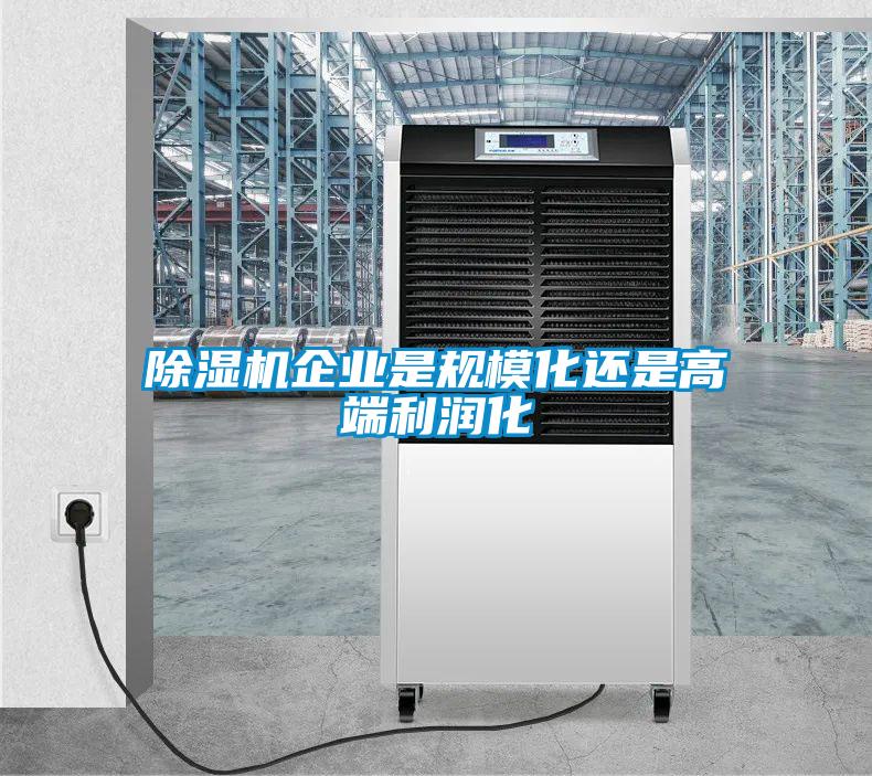除濕機企業是規?；€是高端利潤化