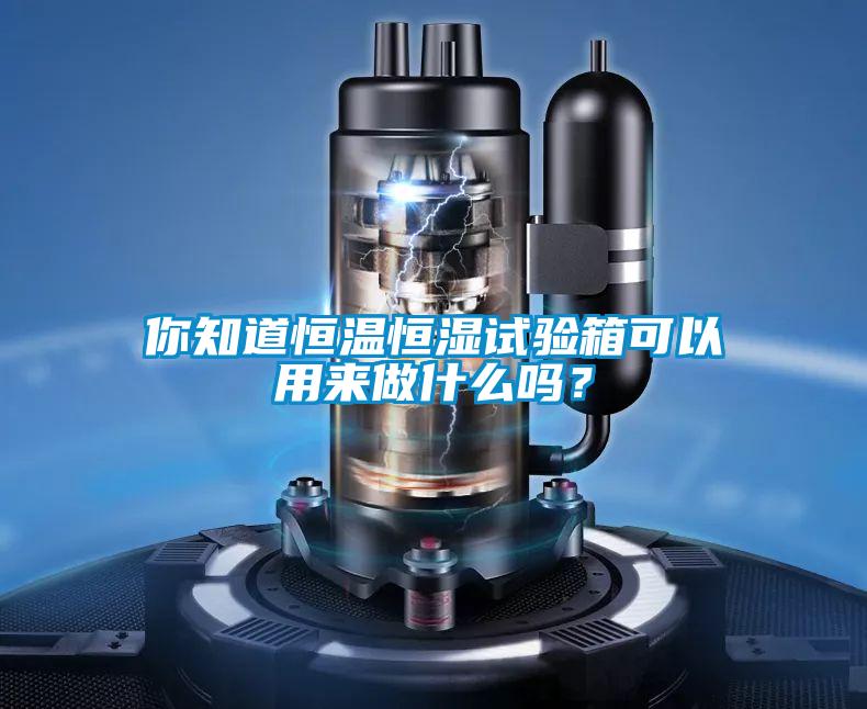你知道恒溫恒濕試驗箱可以用來做什么嗎？