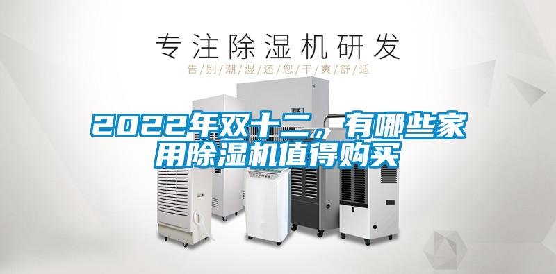 2022年雙十二，有哪些家用除濕機值得購買