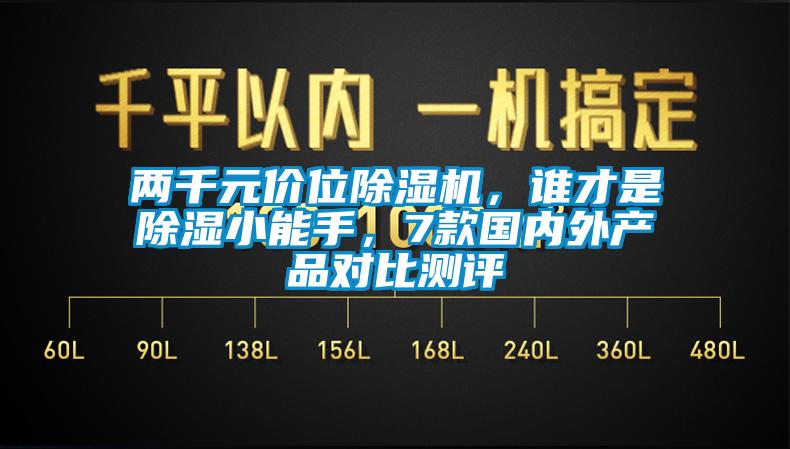 兩千元價位除濕機，誰才是除濕小能手，7款國內外產品對比測評