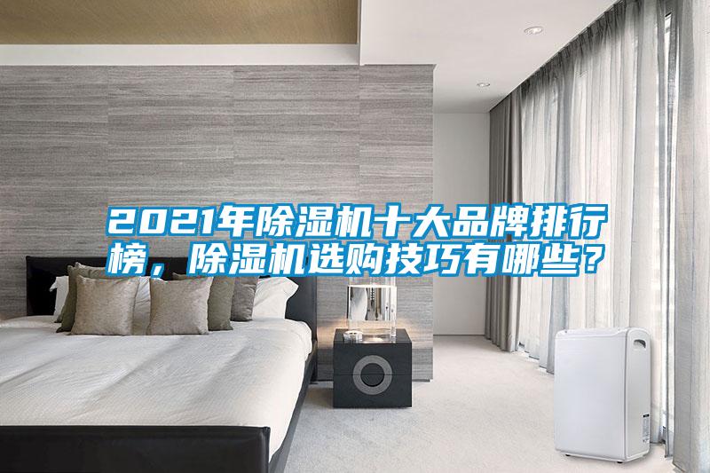 2021年除濕機十大品牌排行榜，除濕機選購技巧有哪些？