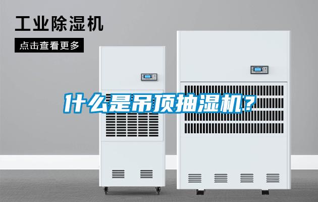 什么是吊頂抽濕機？