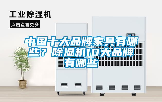 中國十大品牌家具有哪些？除濕機10大品牌有哪些