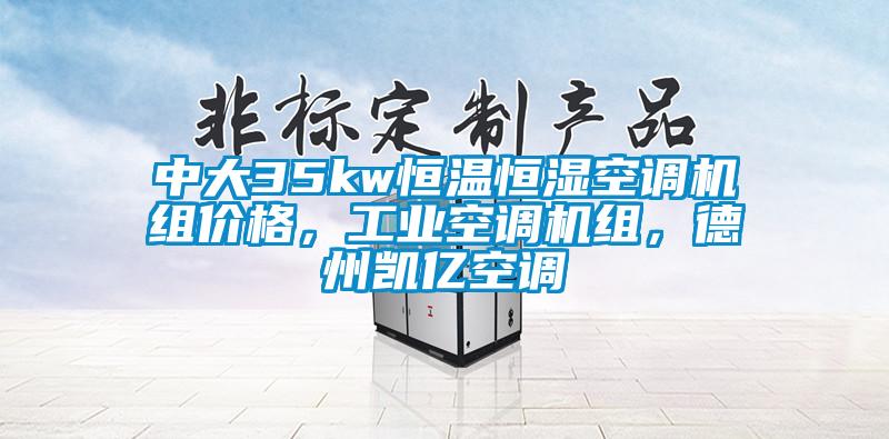 中大35kw恒溫恒濕空調機組價格，工業空調機組，德州凱億空調