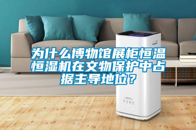 為什么博物館展柜恒溫恒濕機在文物保護中占據主導地位？