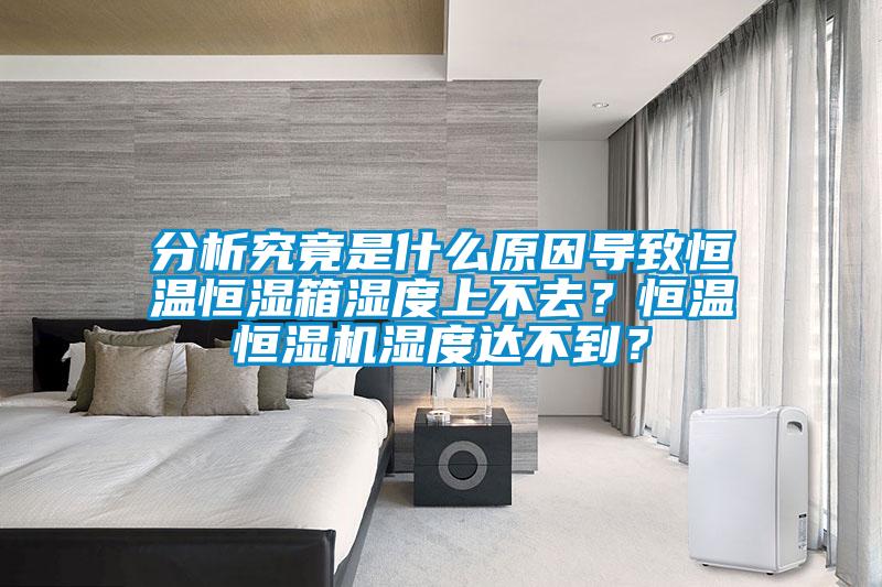 分析究竟是什么原因導致恒溫恒濕箱濕度上不去？恒溫恒濕機濕度達不到？