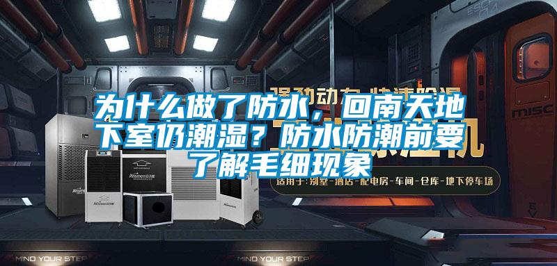 為什么做了防水，回南天地下室仍潮濕？防水防潮前要了解毛細現象