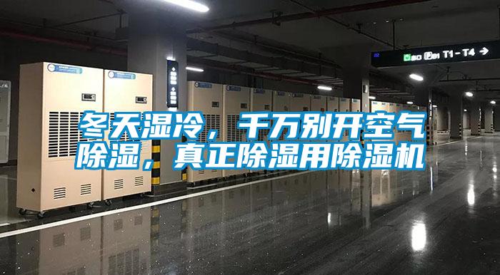 冬天濕冷，千萬別開空氣除濕，真正除濕用除濕機