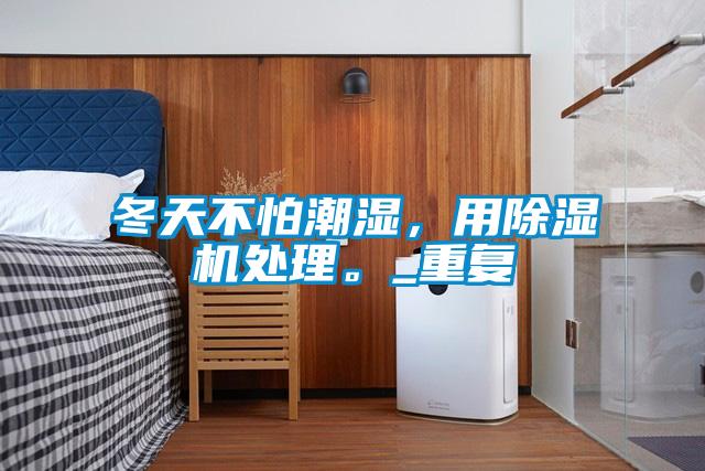 冬天不怕潮濕，用除濕機處理。_重復